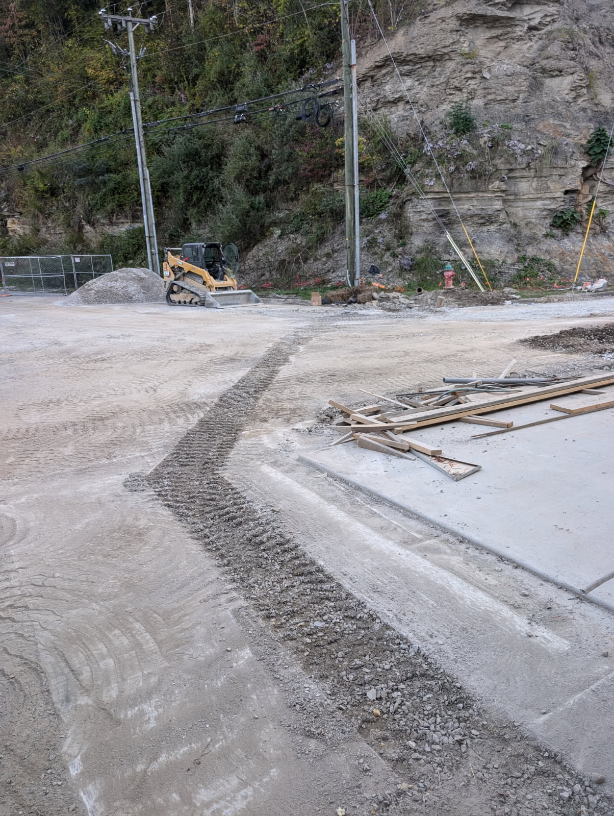 Grading and excavation work