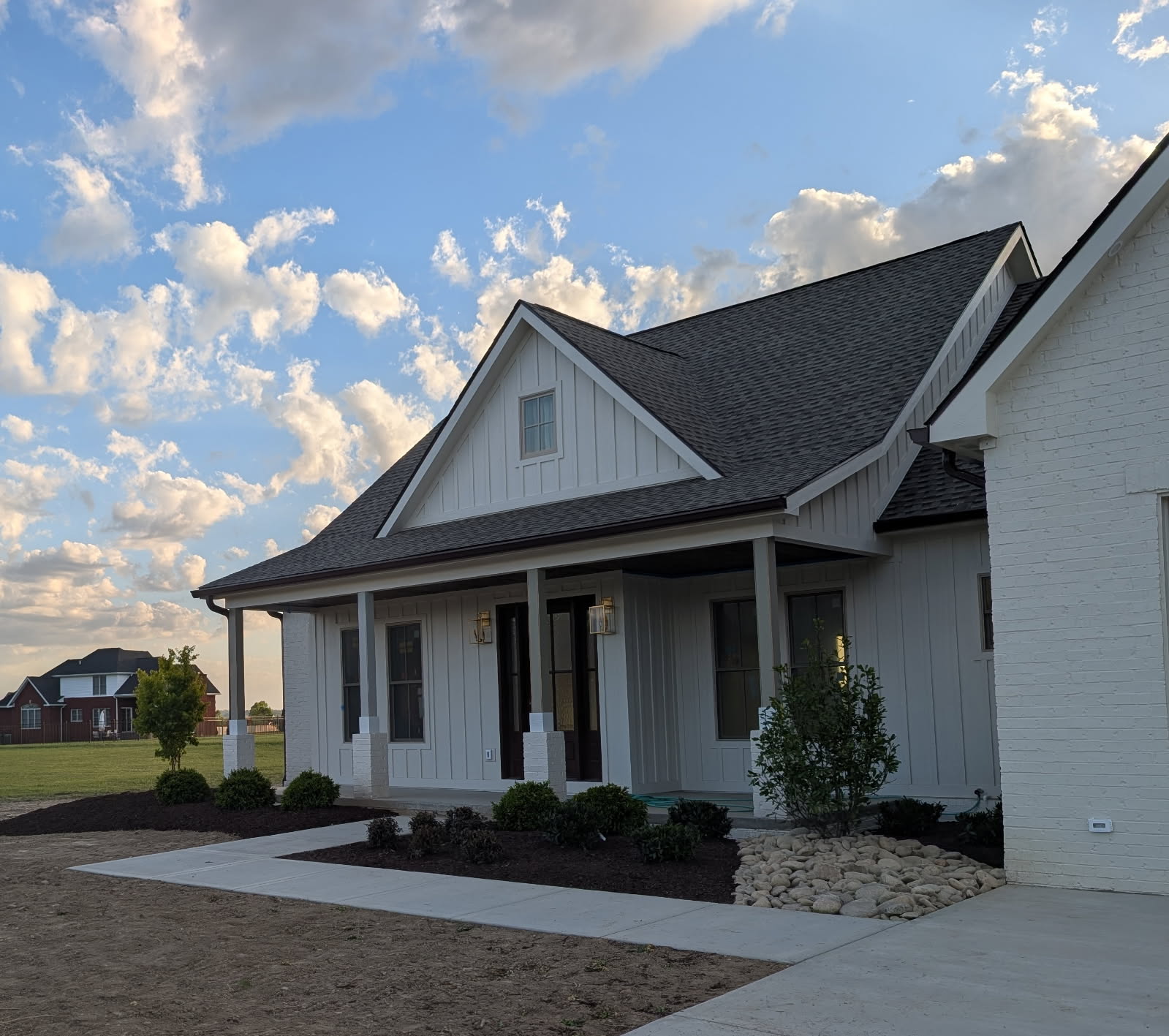 Residential landscaping full property install