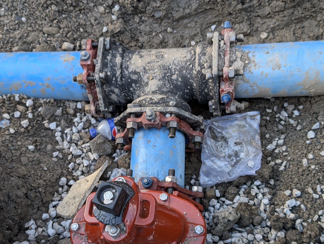 Water main installation